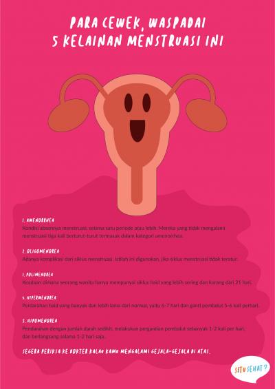Para Cewek, Waspadai 5 Kelainan Menstruasi Berikut Ini