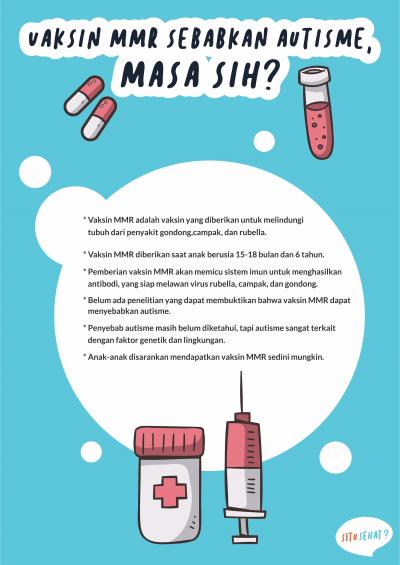 Vaksin MMR Sebabkan Autisme, Masa Sih?